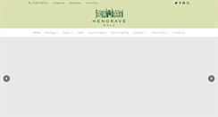 Desktop Screenshot of hengravehall.com